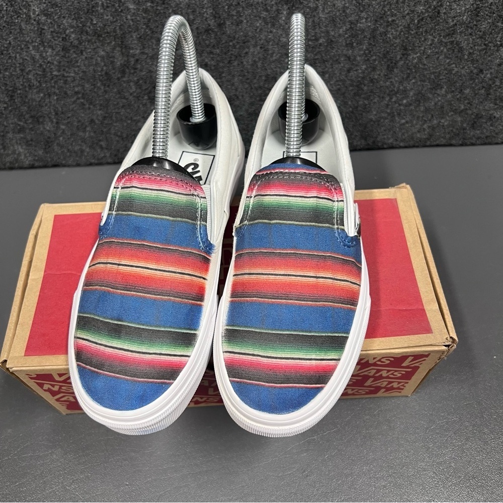 Vans Classic “Mexican Blanket” Slip On Shoes Size 5 Women’s - Picture 2 of 12